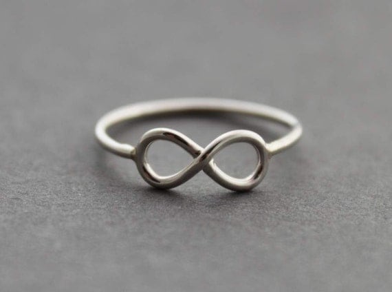 Infinity Ring- Sterling Silver - Custom Made for You