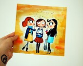 Print: Gossiping girls