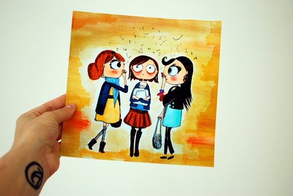 Print: Gossiping girls