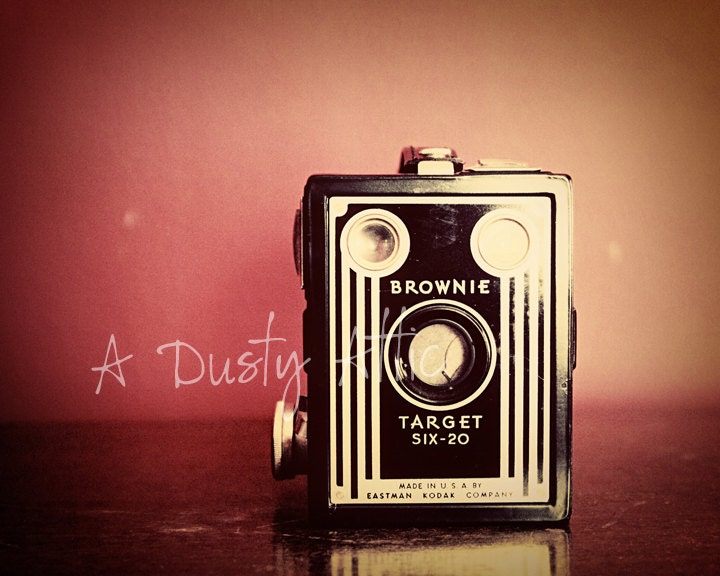 Fine Art Vintage Brownie Camera Print 8x10