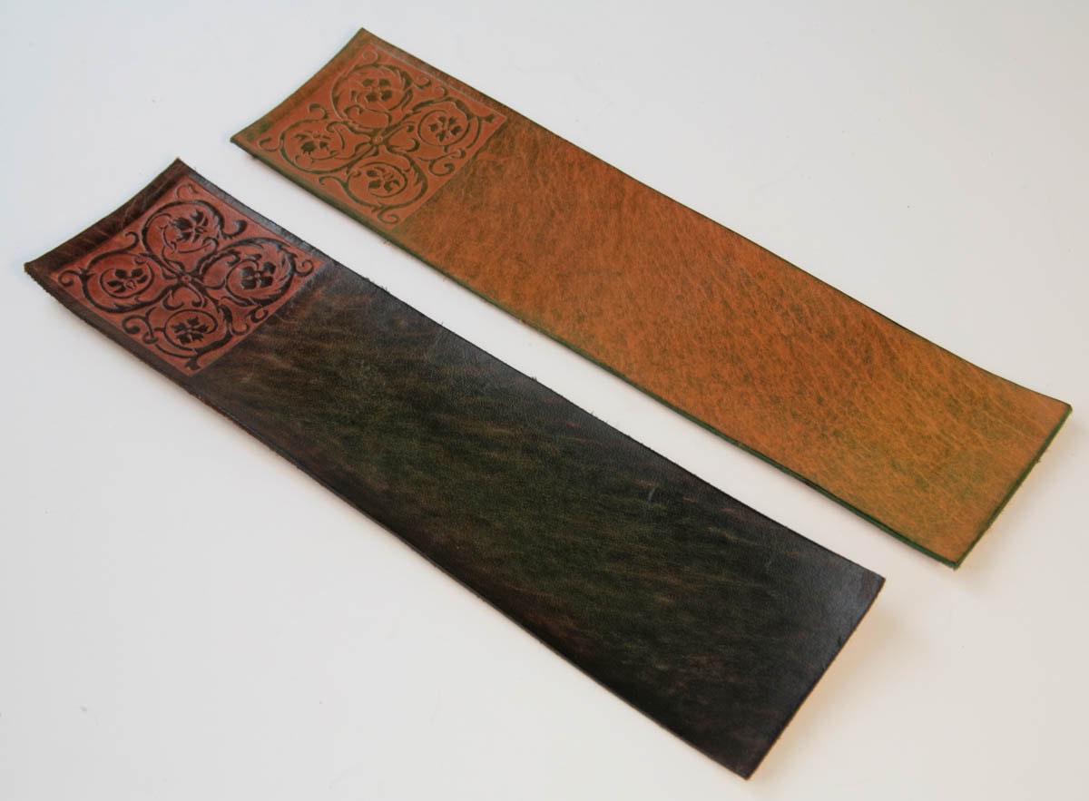 Ornament Leather Bookmark