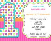 Neon Onederland Birthday Party Invitations Il_170x135