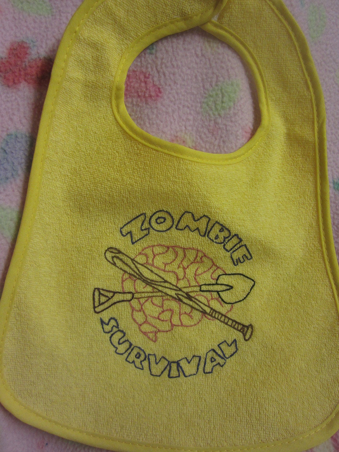 Zombie Survival Baby bib