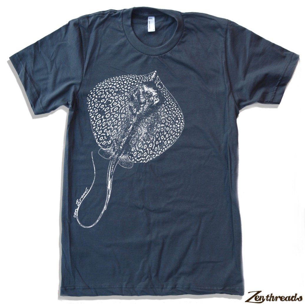 Mens STINGRAY T-Shirt american apparel S M L XL (17 Colors Available)