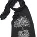 Scarf ROOTS TREE Sheer Jersey Tri-Blend Summer Scarf Wrap
