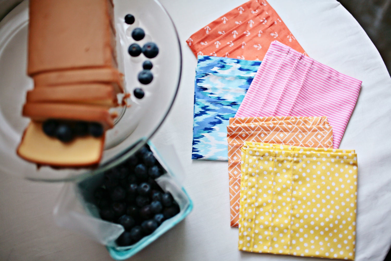 pin tucked napkins video and written tutorial - automatic download