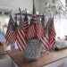 Thirteen antique American flags. 48 and 50 star 1912-1959