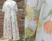 Sheer Long Hooded Floral Robe Mumu