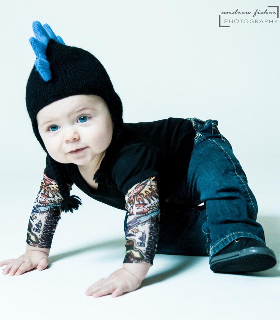 Black Heartbreaker tattoo sleeve onesie or tshirt