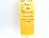 Shower Gel, Natural Body Wash, Ginger Lily, SLS Free, Paraben Free, Sulfate Free