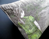 Coming Home Stuffed Illustrated Pillowcase