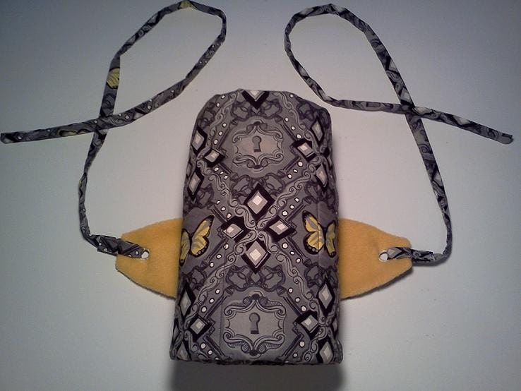 Secret Garden of the Butterflies Extra Large Hanging or Traveling Hairtoy Organizer