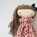 isabella, rag doll - cloth doll made to order