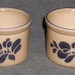2 Pfaltzgraff Ramekins Custard Crock Folk Art Pattern Kitchen Home Decor Vintage CrabbyCats, Crabby Cats