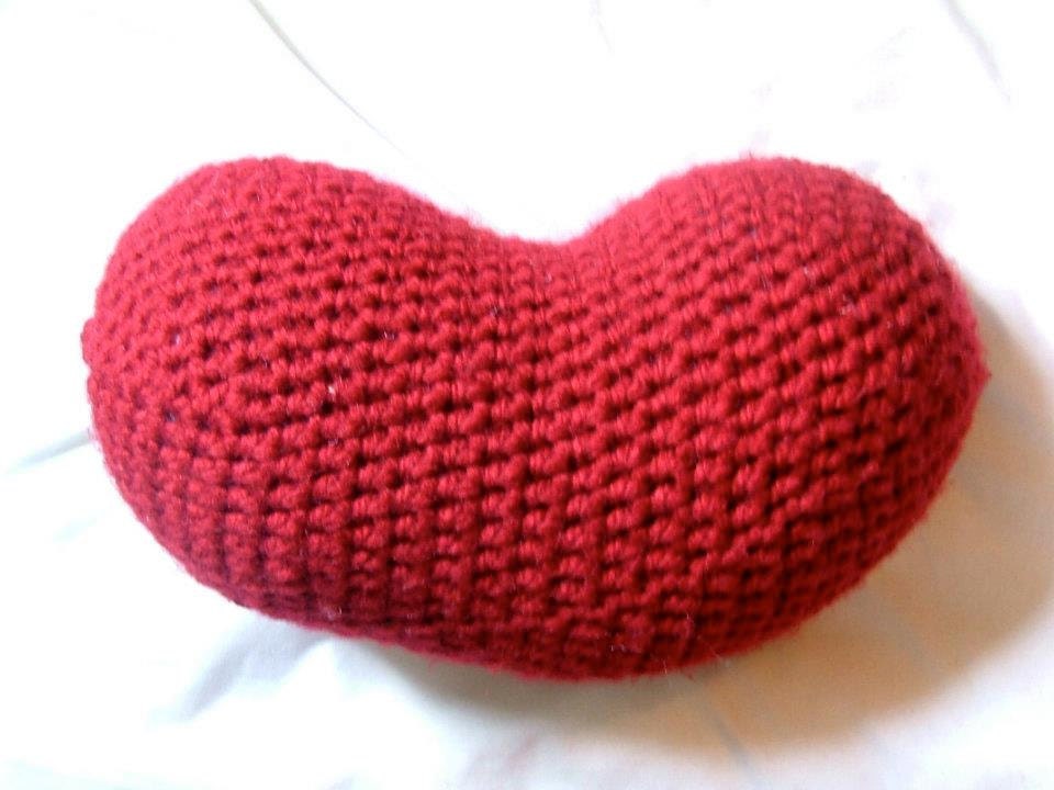 Crochet Kidney Pillow Plush