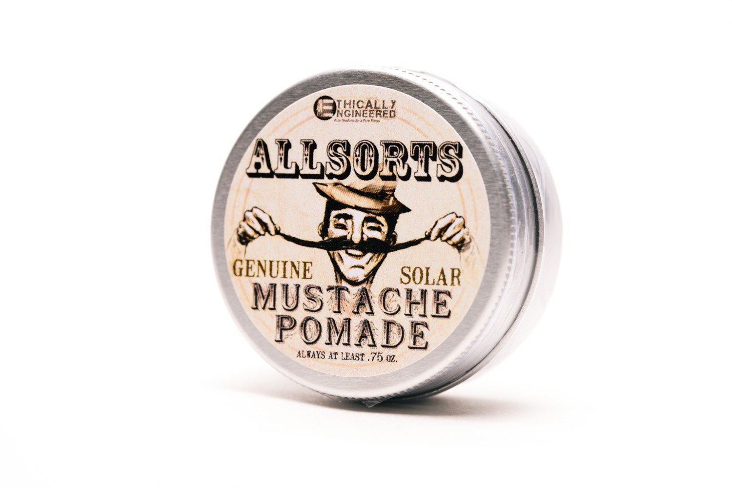 Mustache Pomade -- Water Soluble Shaping Mould For A Natural Look And Easy Clean Up -- Allsorts Citrus Scent