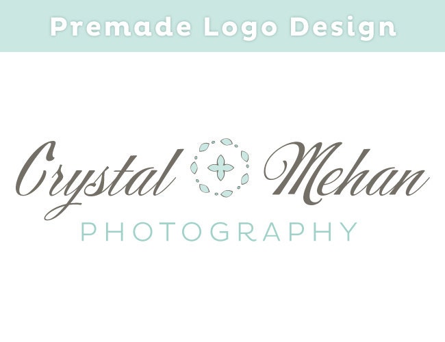 PREMADE Photography Logo Design, with Watermark