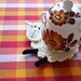 Crochet Sheep Coasters - set of 2