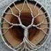 Ecofriendly Reclaimed Redbud Tree Wood Pendant - Recycled Sterling Silver Tree of Life