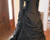 Victorian Steampunk Gothic Mardi Gras Venice Wedding Ball Gown Bustle Dress Reproduction Costume - Showbelles