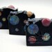 Outer Space Artisan Soap / Cold Process Soap / Mens Soap / Dragon's Blood Scented Soap / galaxy constellation