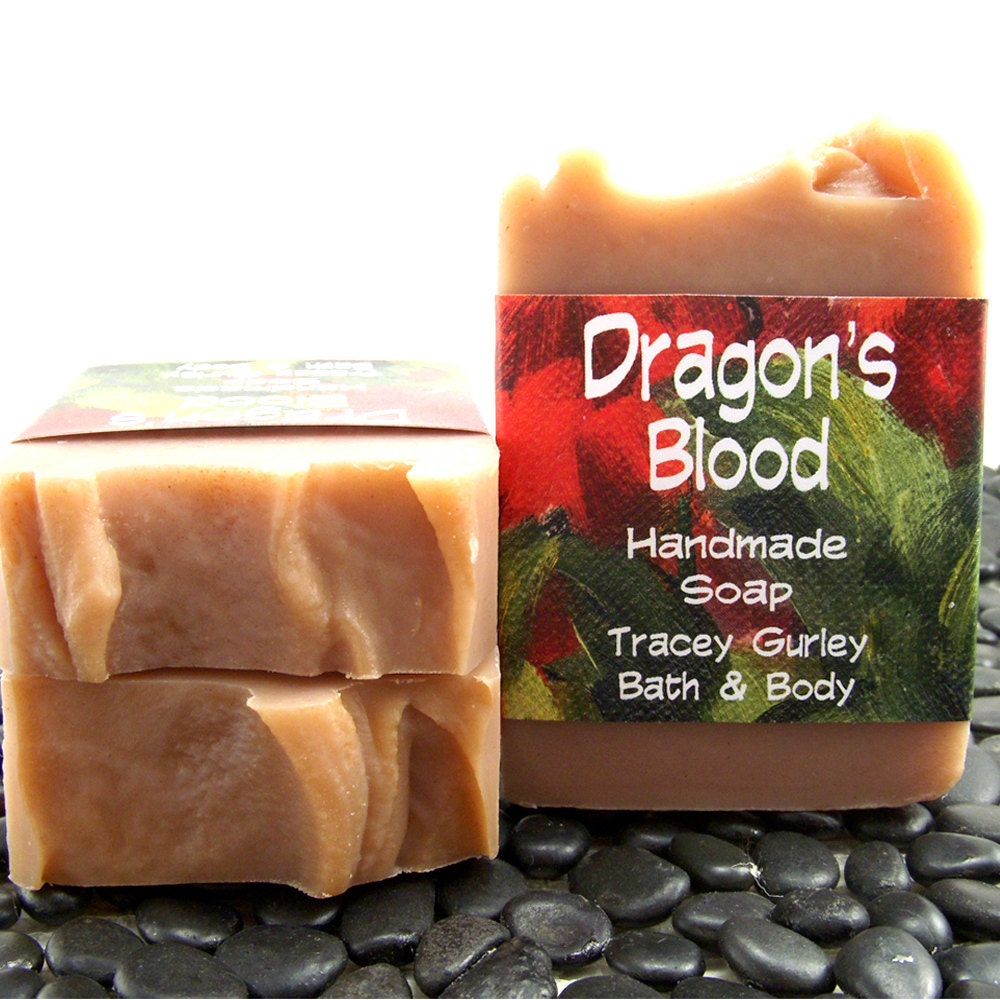 Dragon's Blood Handmade Soap, Vegan soap, olive oil soap, clay soap