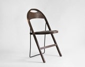 Vintage Wood Folding Chair - Antique, Mid Century, Rustic