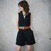 Black romper. PLAYSUIT - medium