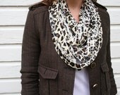 Infinity Ruffle Scarf Leopard