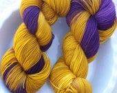 Lavender Honey -- Twinkle Toes -- Hand Painted Superwash Merino Wool Sock Yarn