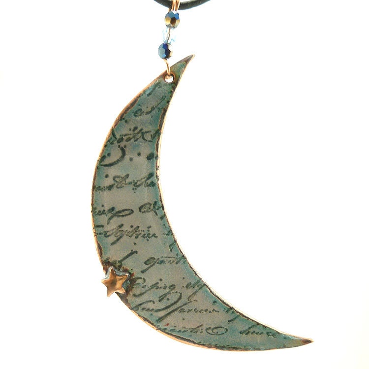 Big Crescent Moon Pendant