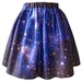 SAMPLE SALE. Large Magellanic Cloud Nebula Skirt