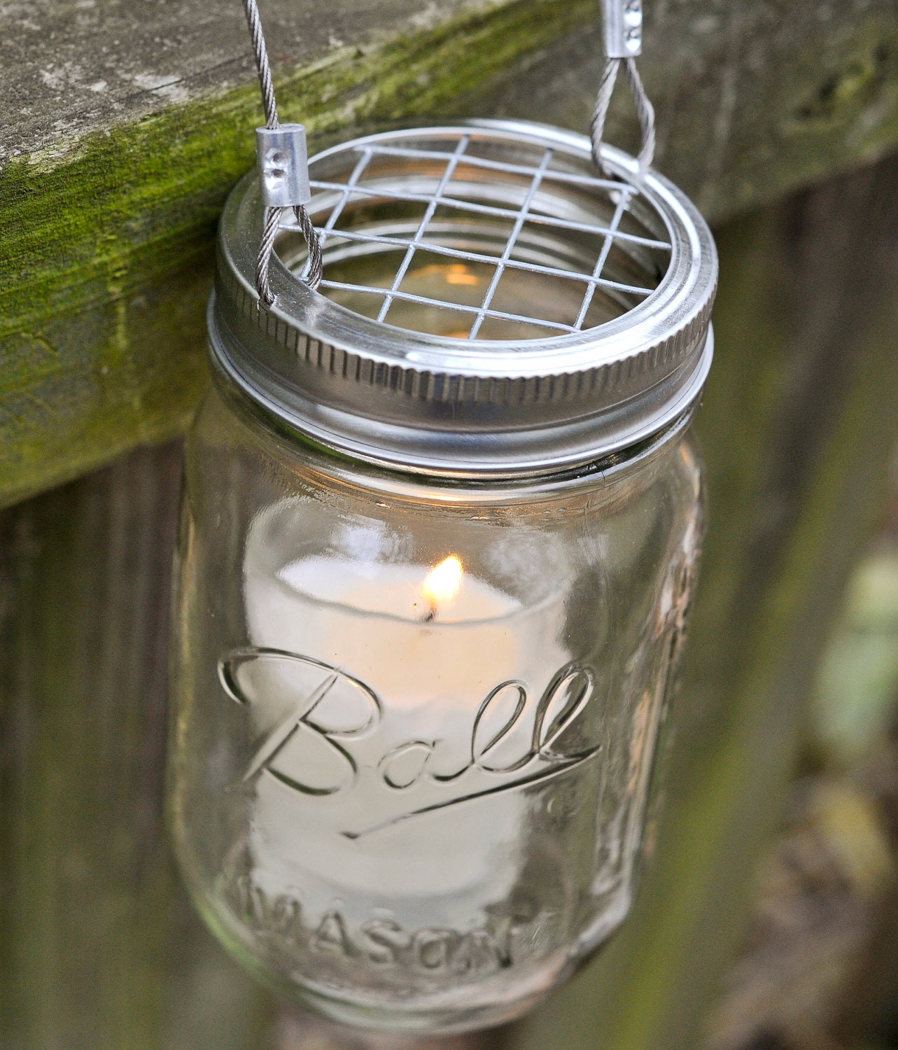 Wedding Mason Jar 3 in 1 Candle Holder/ Flower Holder/ Planter Set of 50