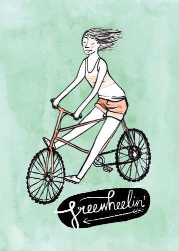 Freewheelin' card