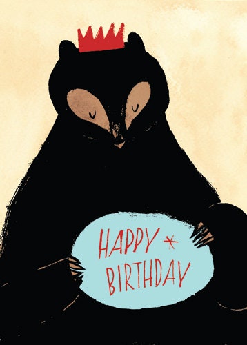 Birthday Bear card