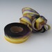 A Hanah Hand Dyed Silk Ribbon ,Hand Dyed Silk Ribbon, bias-cut 1 inch wide