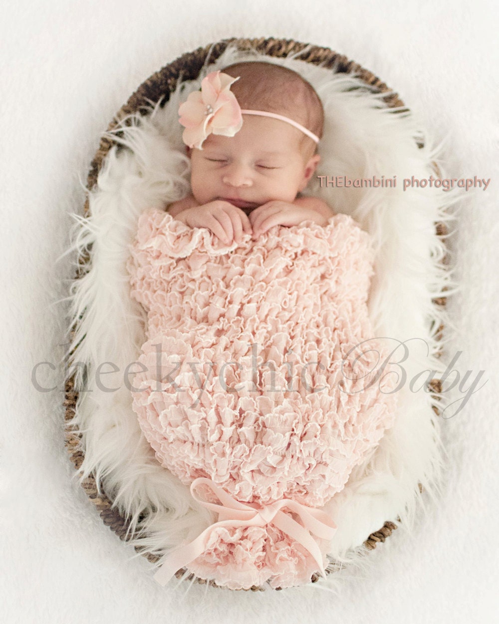 Newborn Cocoon 2-in-1 PHOTO PROP by Cheeky Chic Baby