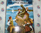 SALE - Vintage Happy Hollisters book, Mystery of the Little Mermaid, 1960, Jerry West, Helen Hamilton, children, fiction, travel