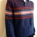 Vintage Apparel Ladies 80's Acrylic Sweater, Navy Blue, Long Sleeve XS-S 7783 FreshandSwanky on Etsy