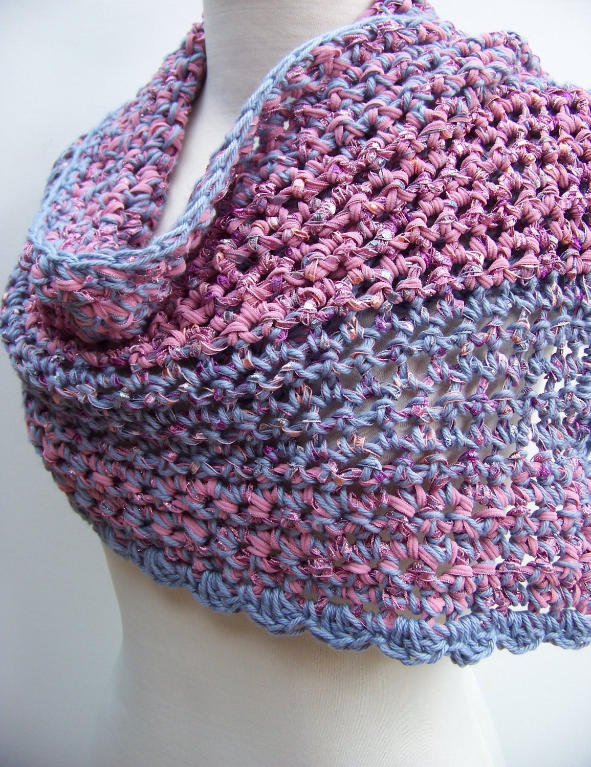 The Delila Crochet Scarf, Shawl, Capelet, Wrap