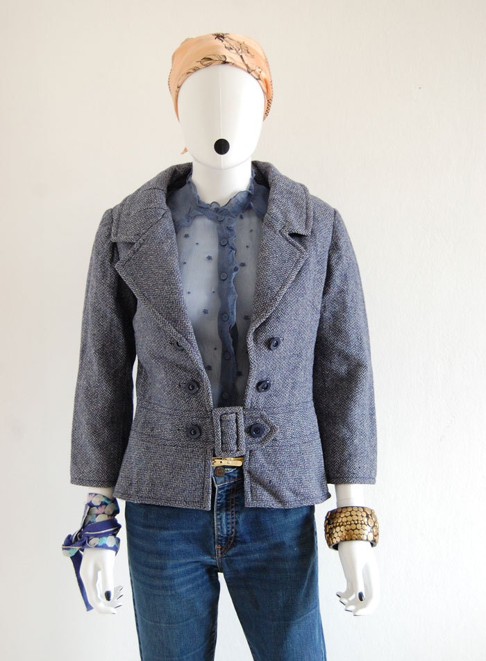 SALE italian vintage 1960's winter jacket