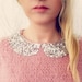 Sequined Hand Knitted Sweater
