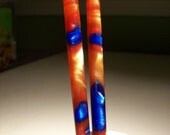 Hair Sticks acrylic in Super Hero