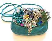 Vintage Jewelry Rhinestone Embellished Ladies Handbag Rio