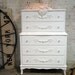 Painted Cottage Shabby White Romantic French Dresser CH358