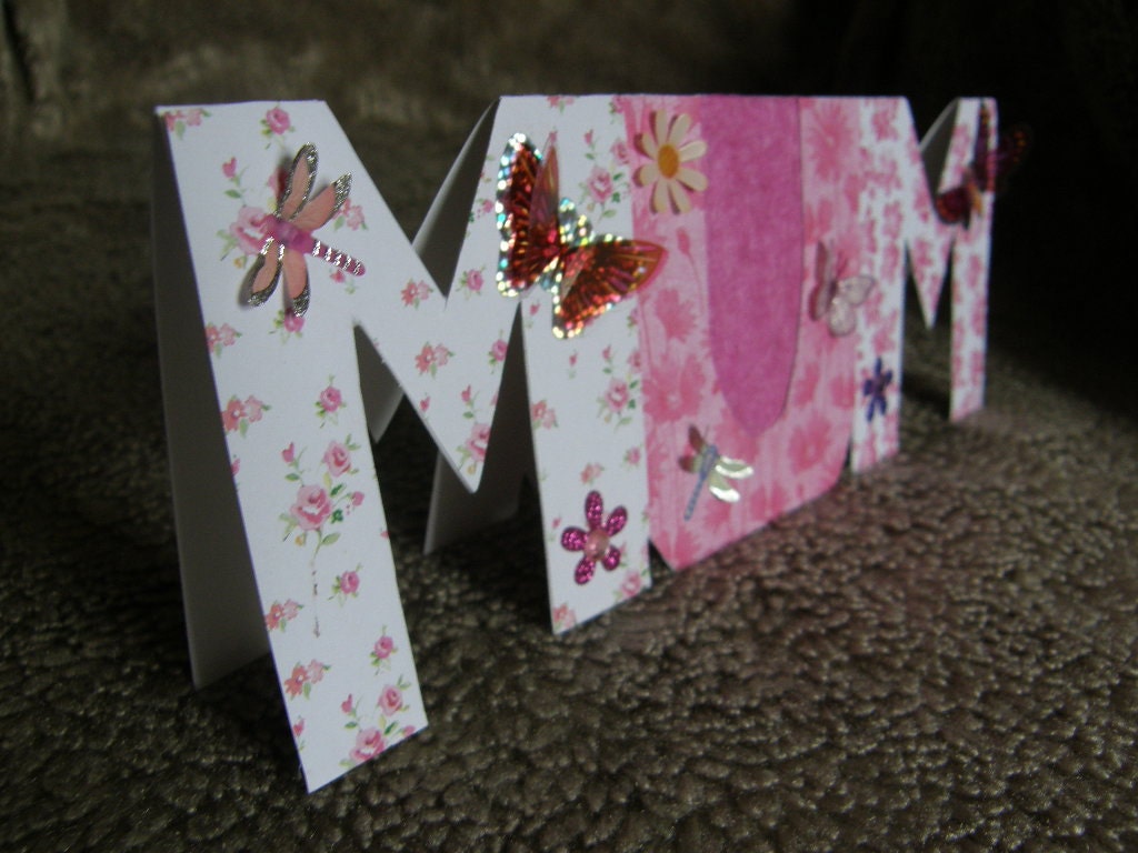 Mother's Day card MUM card for Mother's Day blank card mother cards Mom cards pinks dragonfly flowers