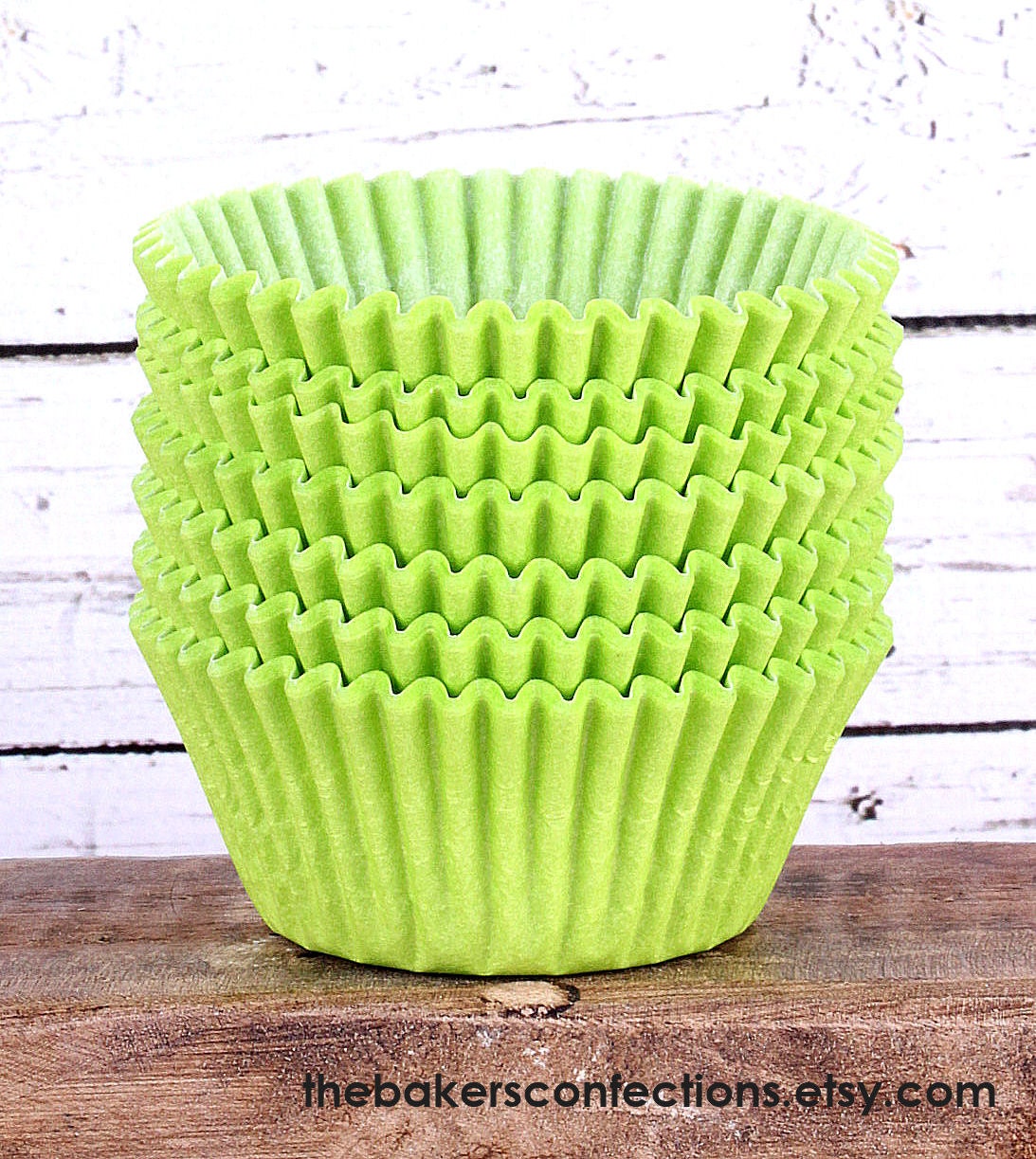 Lime Cupcake Liners Bright Lime Cupcake by thebakersconfections