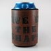 Leather Koozie Buck Deer Bow Hunting Archery