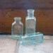Antique Medicine Bottles Aqua Blue Green Lot of 3