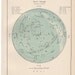 1910 march month rare celestial star map original antique astronomy print lithograph X aries pisces